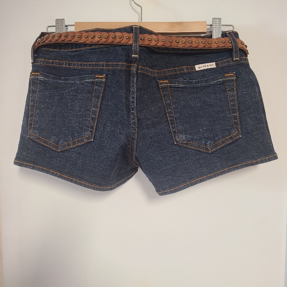 Jean Shorts in Dark Wash Denim - Picture 9 of 14